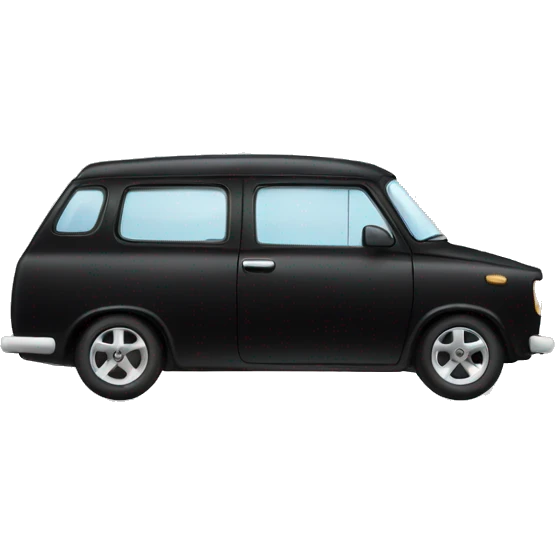Black car combi emoji