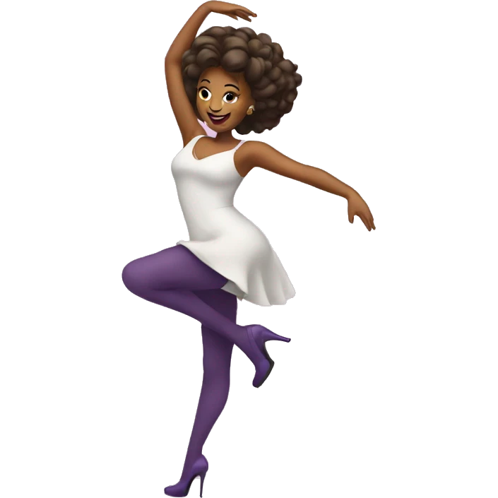 Woman dancing on high heels emoji