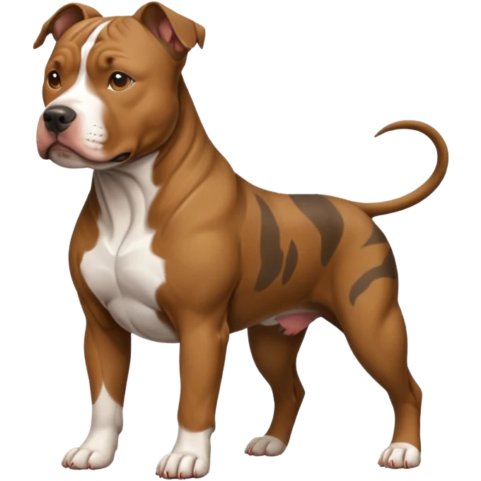 Brindle pitbull emoji
