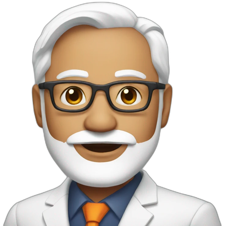 Modi super man emoji