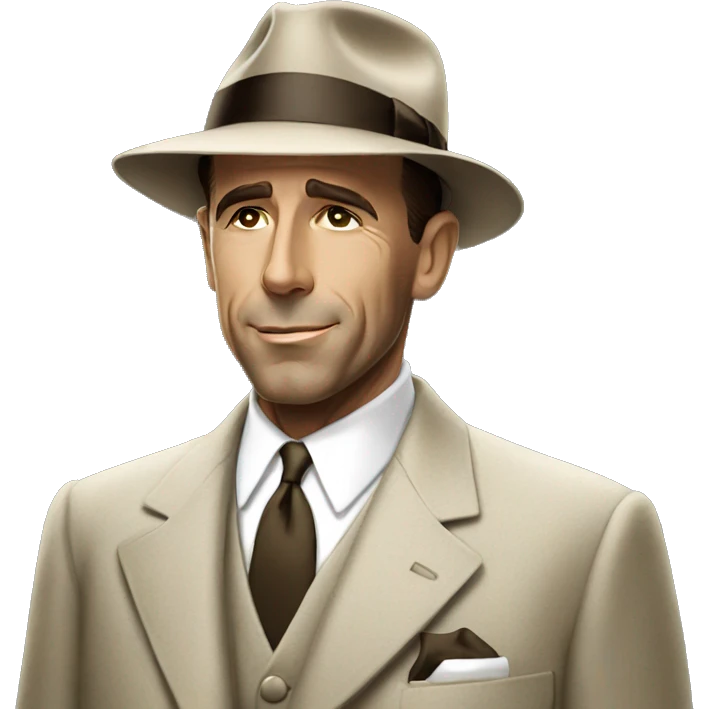 Humphrey Bogart Casablanca emoji