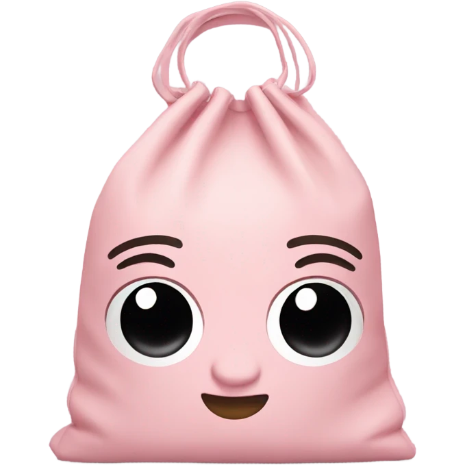 Light pink ep bag  emoji