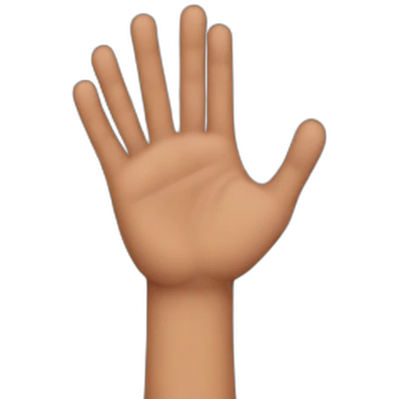 hairy hands emoji