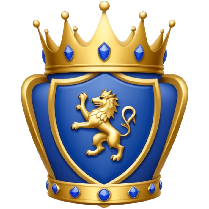 Chelsea logo with crown emoji