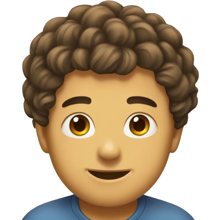 a mixture of 😔 and 😊 emoji