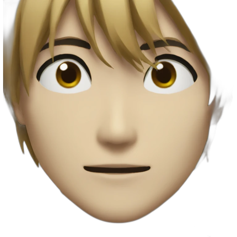 Yagami Kira face emoji