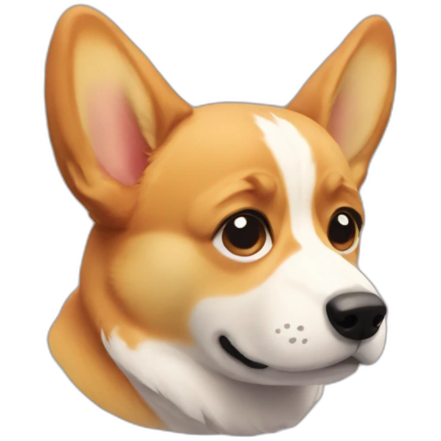 sad corgi emoji