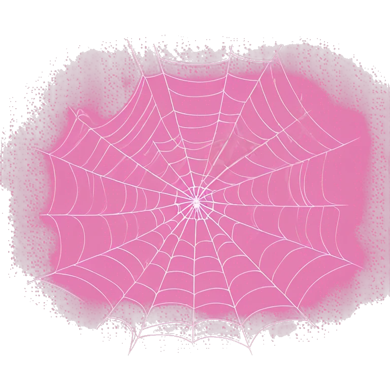 pink spider web emoji