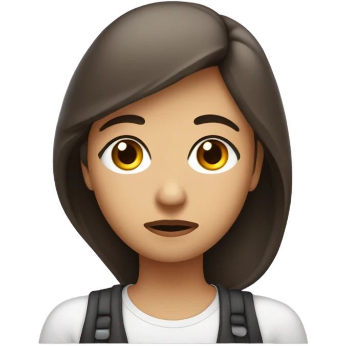 expresión triste  emoji