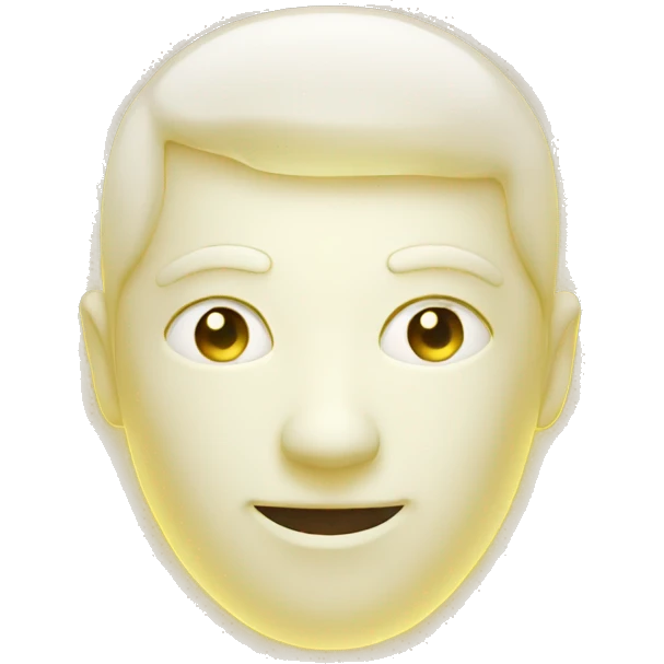 Glow man emoji