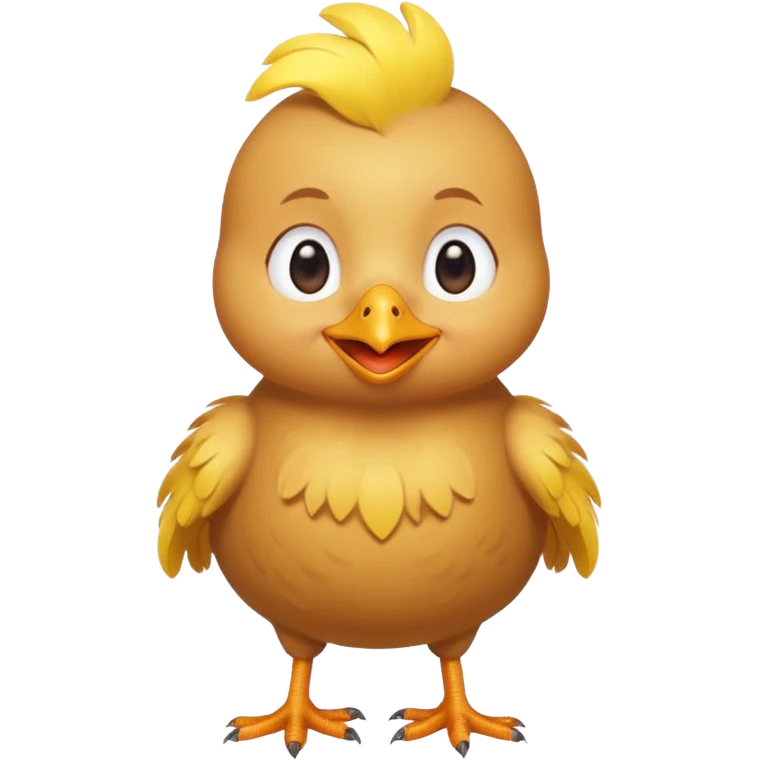 Little chicken that is waking up sole random grandma emoji