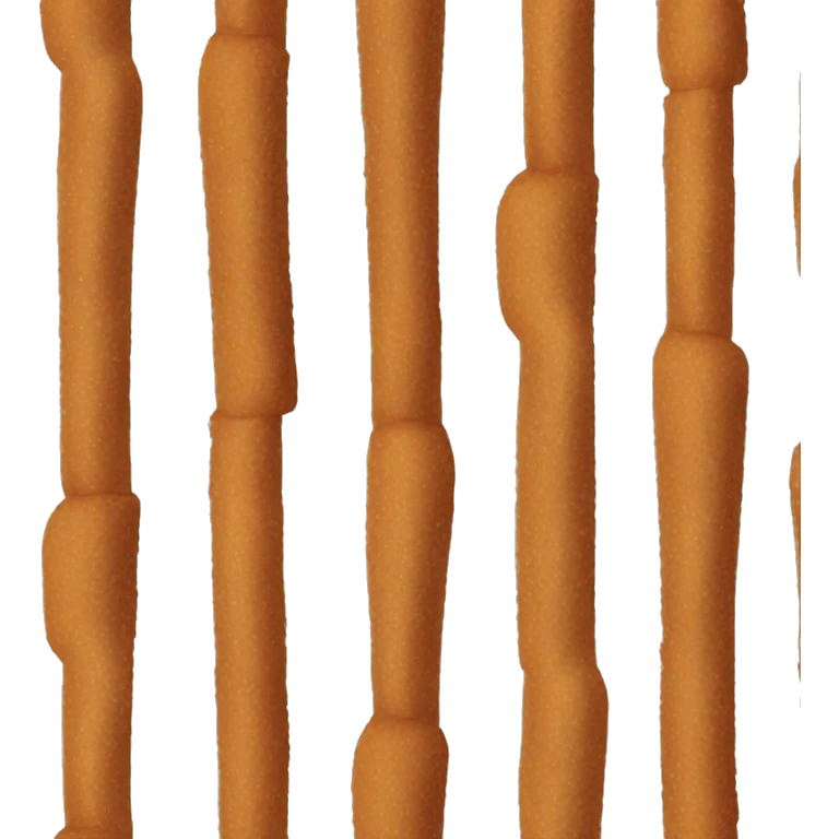 Chocolate dipped churro  emoji