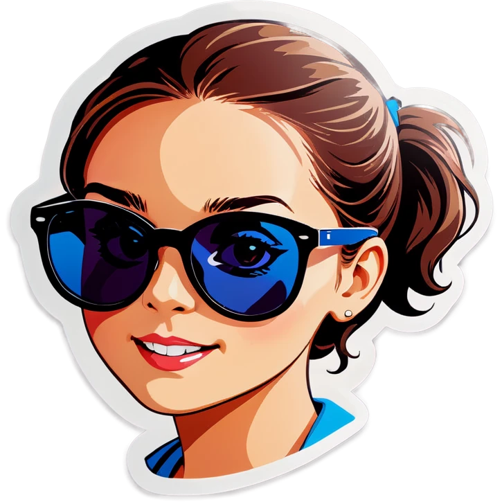 Sunglasses for a Girl  emoji