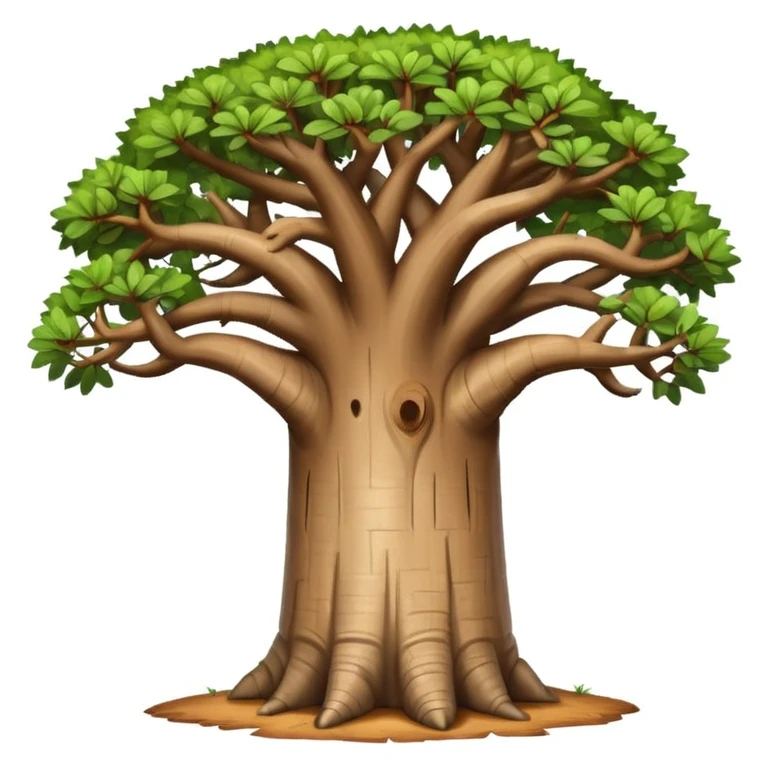 Baobab tree emoji