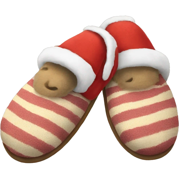 Slippers on Christmas morning  emoji