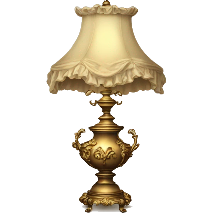 Vintage rococo lamp emoji