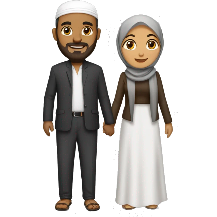 Muslim couple emoji