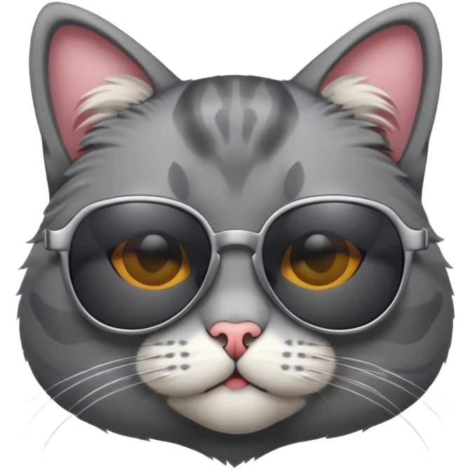 Cat wearing sunglasses emoji