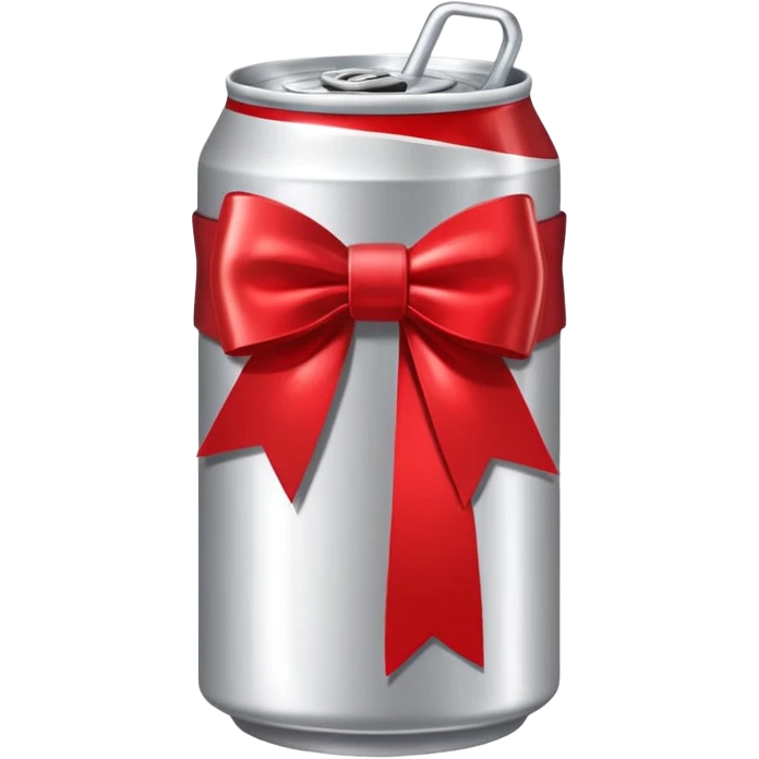 Diet coke coca cola with bow emoji