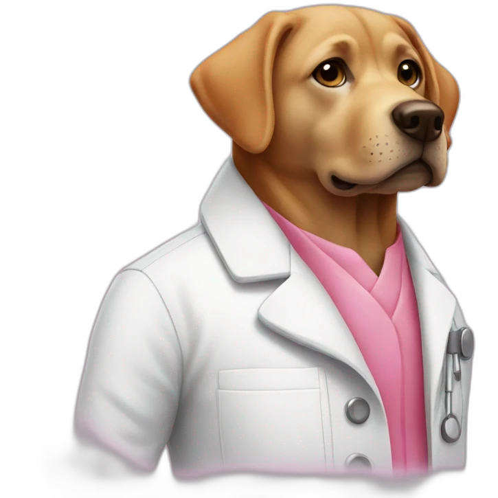 pink lab coat emoji