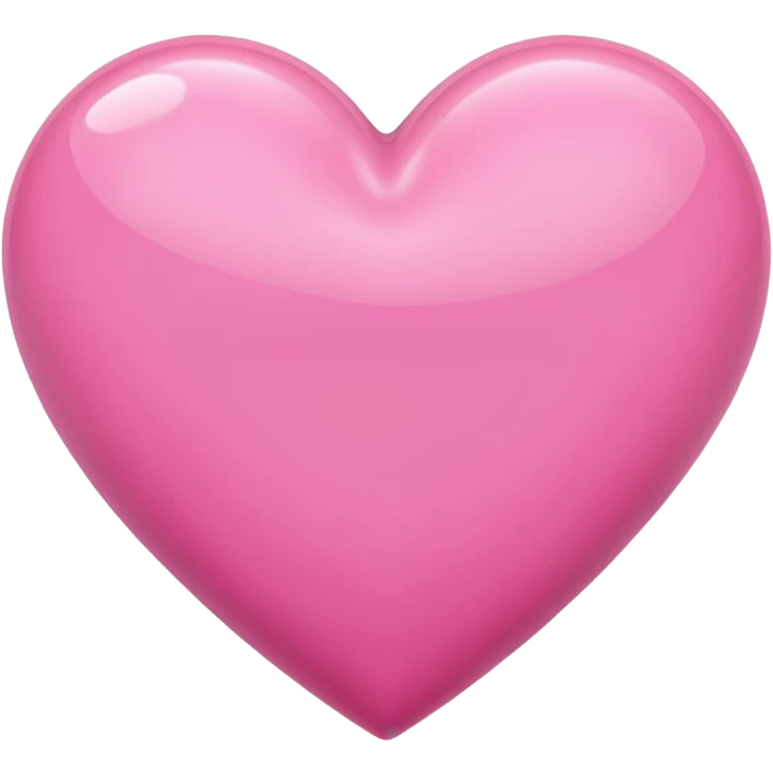 a pink heart with different styles emoji