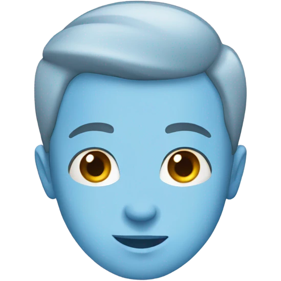 light blue emoji