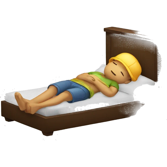 sleeping tourist  emoji