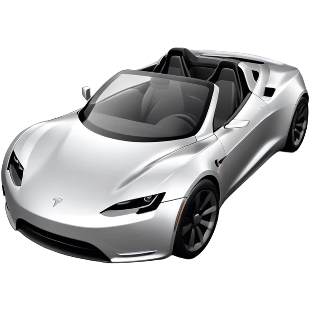 Tesla Roadster - Tesla (Model Year: 2020) (Iconic colour: Silver) emoji
