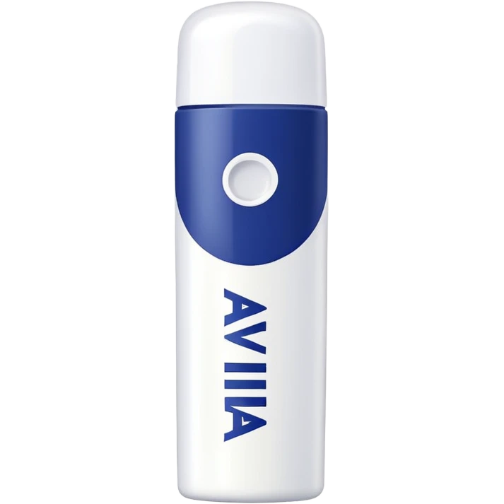 generate an ios genmoji of a NIVEA lip balm emoji