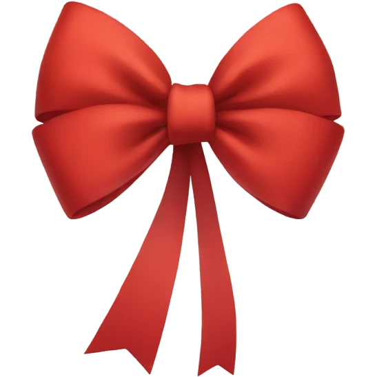 red bow emoji