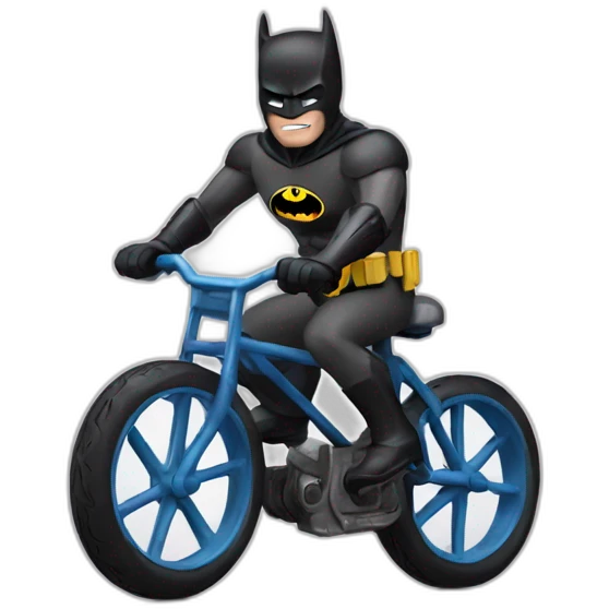 batman in a bike emoji