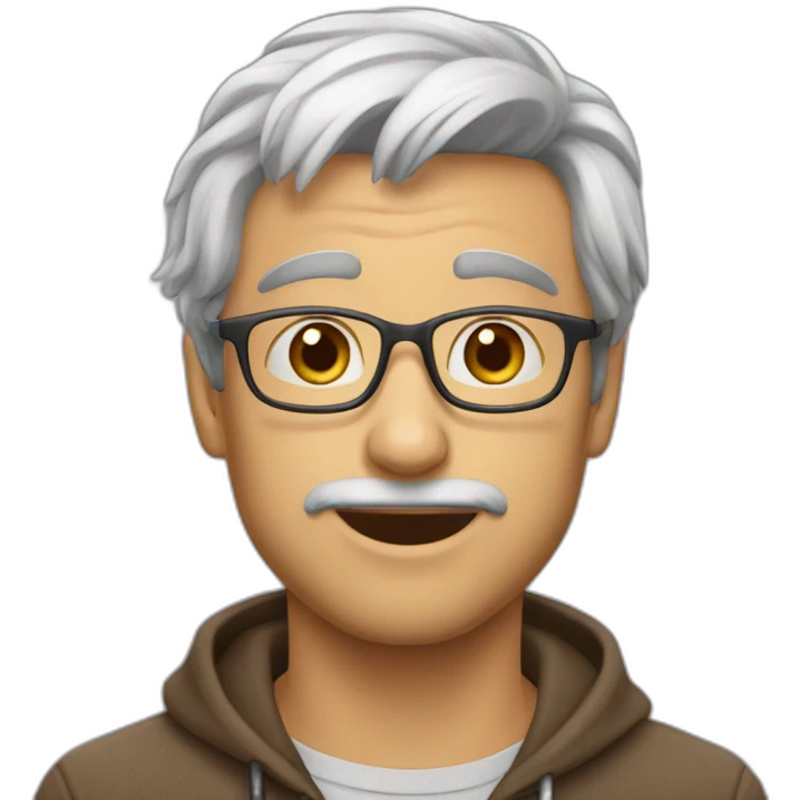 Голубой квадратик emoji