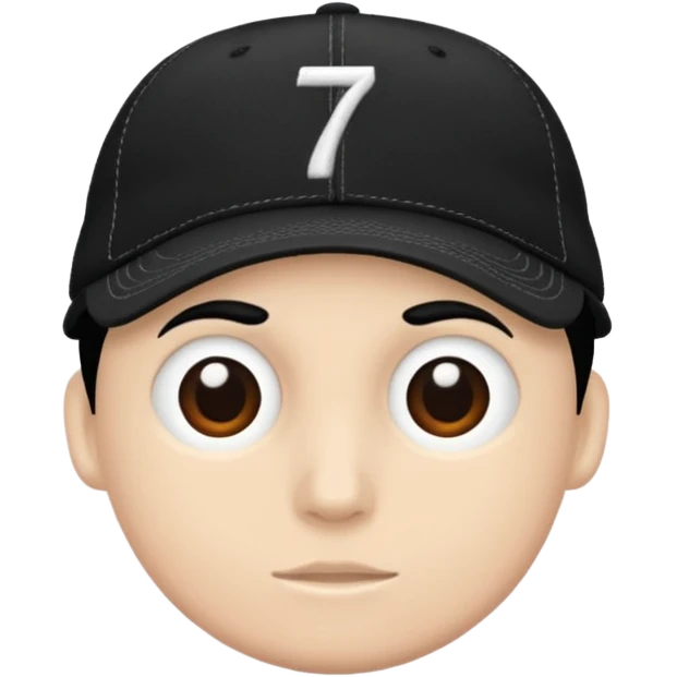 A black cap with 701  emoji