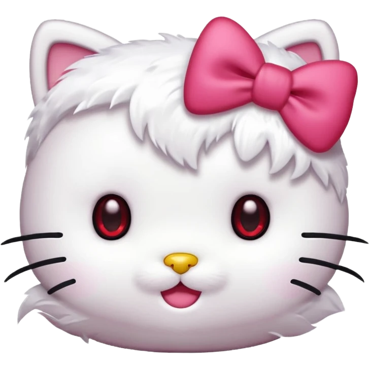 Hello kitty cartoon emoji