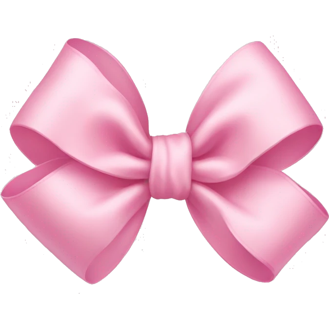 light pink bow emoji