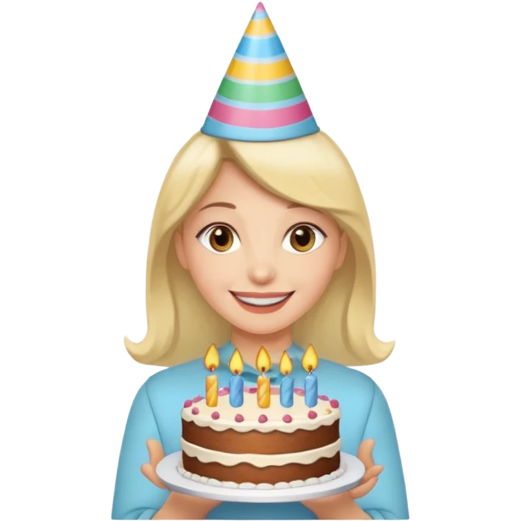 Birthday woman emoji