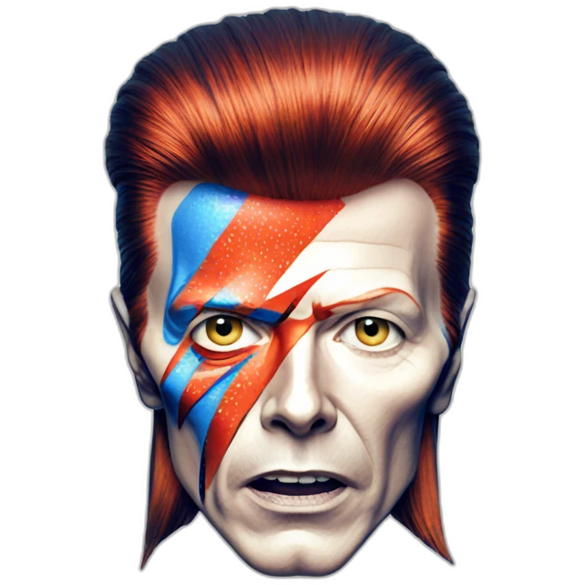 david bowie aladdin sane emoji
