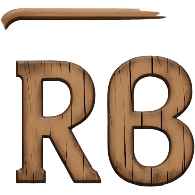 a sign with only the word "RCH" written on it in capital letters emoji