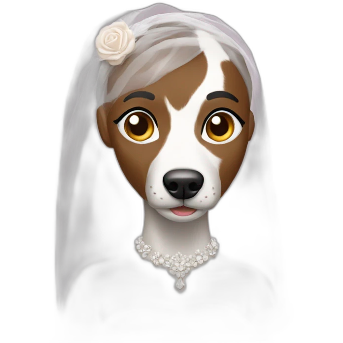 bride with shorthair pointer emoji