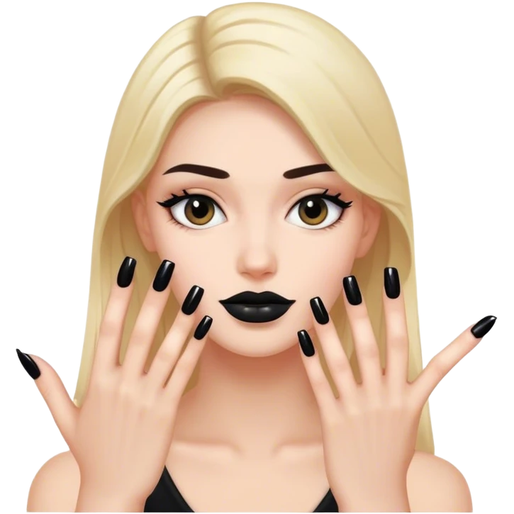 Black nails  emoji