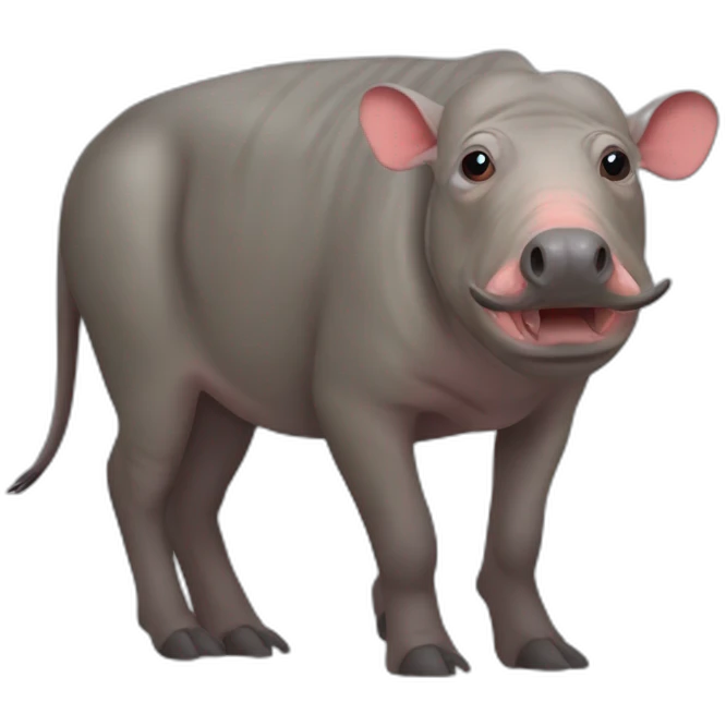 North Sulawesi babirusa emoji