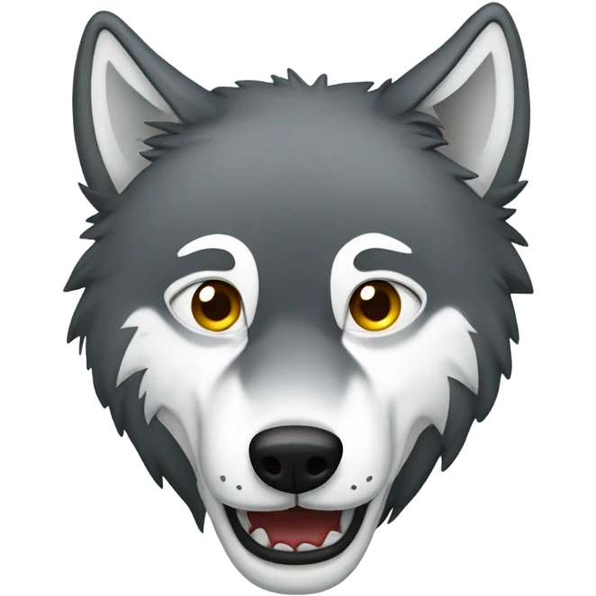 wolf crying emoji