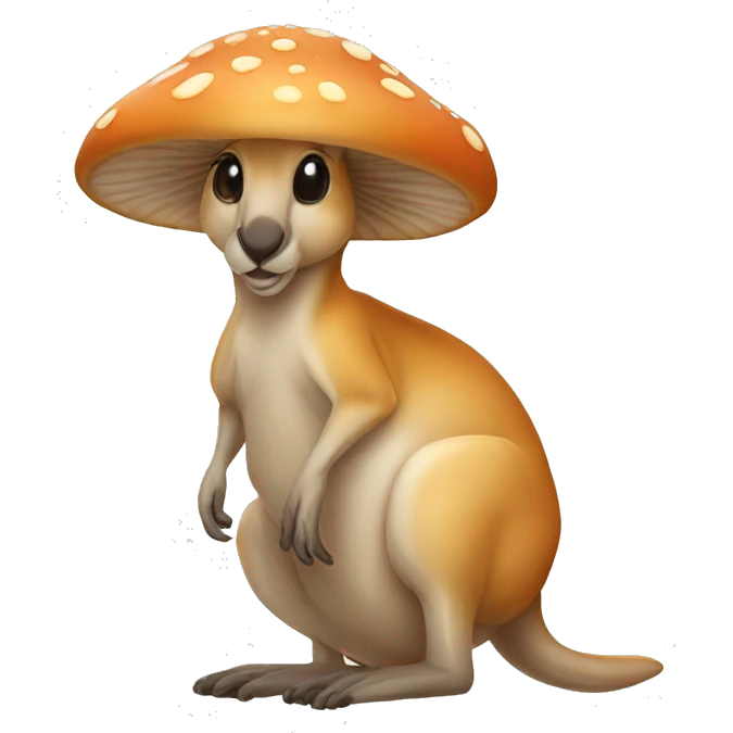 kangaroo mix mushroom emoji