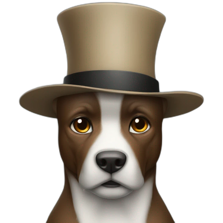 Boer with a top hat emoji