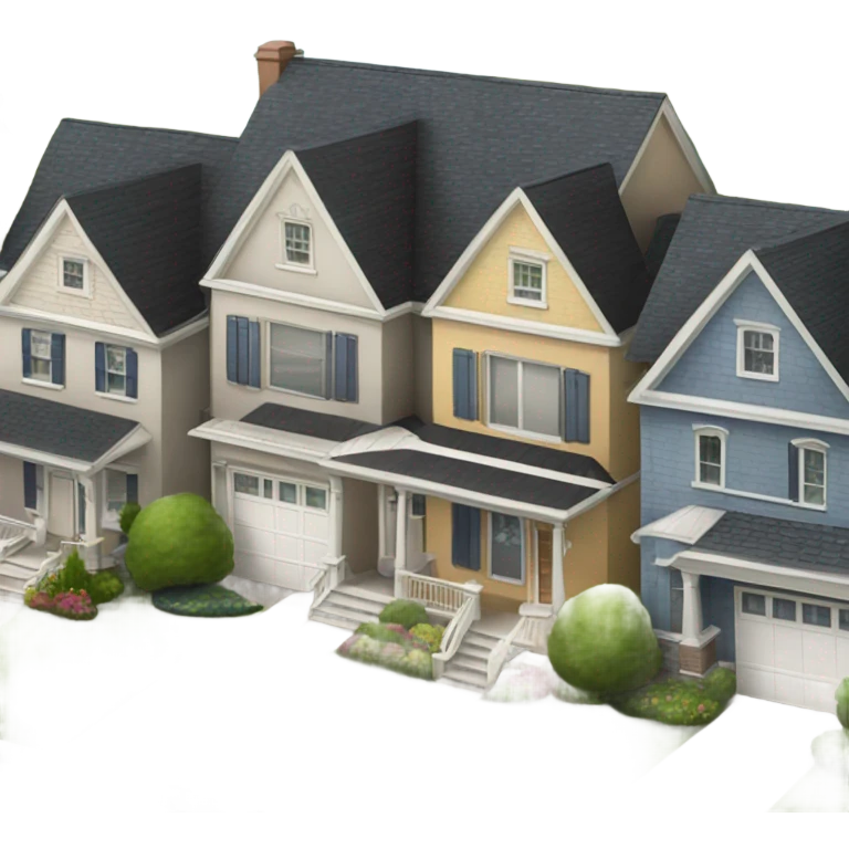 Suburban neighborhood emoji