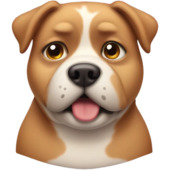 Obese dog emoji