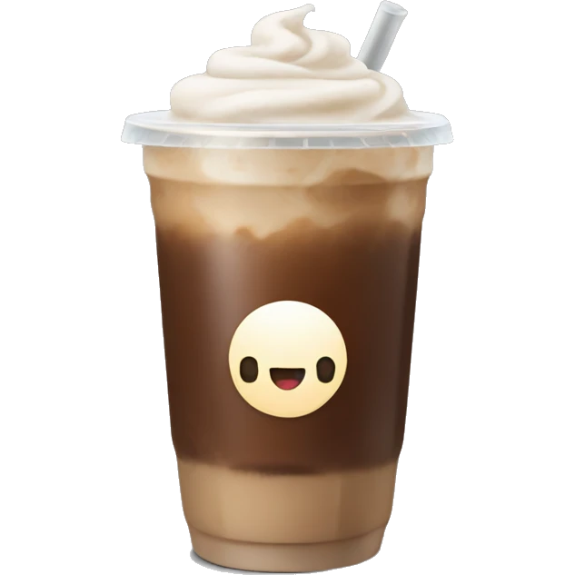 Ice coffee emoji
