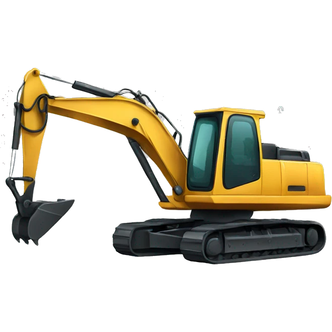 Excavator small emoji emoji