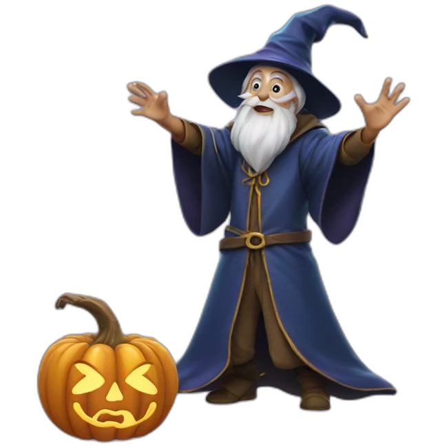 wizard casting a spell emoji