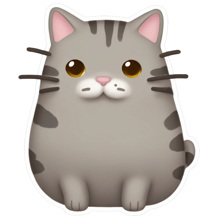 Pusheen cat emoji